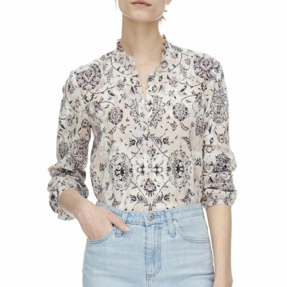 Rebecca Taylor Cotton Dreamweaver Voile Top